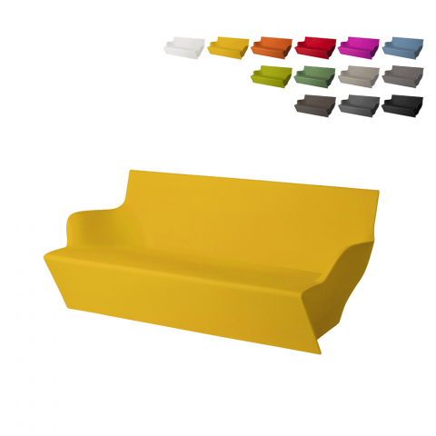 Modern 2 seater garden sofa Slide Design Kami Yon