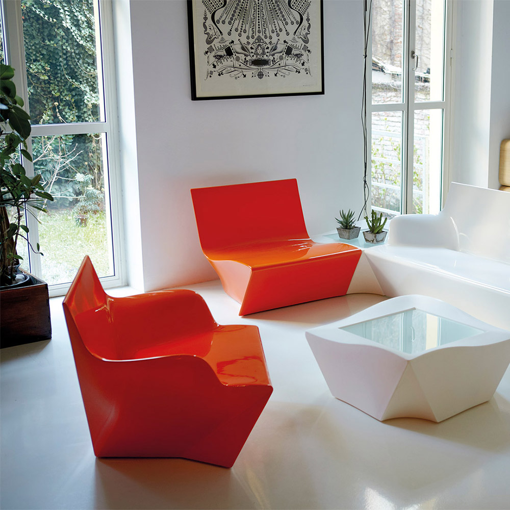 design furniture armchair KAMI SAN SLIDE