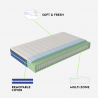 Veradea Single Mattress with Pocket Springs and Gel Memory Foam, 25 cm, 80x190 cm Sale
