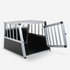 Rigid dog carrier aluminium cage 54x69x50cm Skaut M Discounts