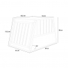 Skaut M Aluminum Dog Carrier Crate 54x69x50cm Characteristics