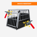 Dog box rigid aluminium cage carrier 65x91x69cm Skaut L Choice Of