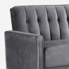 2 seater sofa bed clic clac velvet fabric classic design Fluffy Price