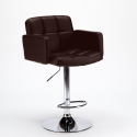 Oakland Faux Leather Bar Stool with Armrests for Bar and Kitchen Price