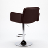 Oakland Faux Leather Bar Stool with Armrests for Bar and Kitchen Cost