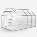 Polycarbonate aluminium garden greenhouse 183x305x205cm Pavonia On Sale