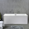 Freestanding bath tub modern design resin fiberglass Bahama Promotion