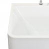 Freestanding bath tub modern design resin fiberglass Bahama Catalog