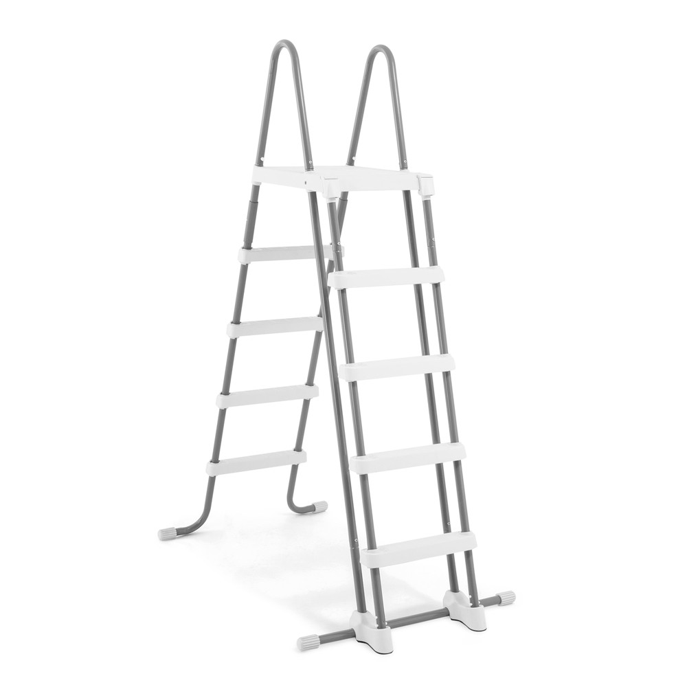 Intex 28077 Galvanized Steel Safety Ladder for Above Ground Pools 132cm