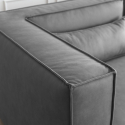 Modern modular 3-seater modular fabric sofa with Solv ottoman Bulk Discounts