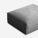 Rectangular fabric footstool for sofa modern design Solv Offers