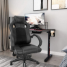Le Mans ergonomic height-adjustable leatherette gaming sports office chair On Sale