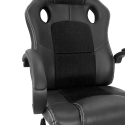 Le Mans ergonomic height-adjustable leatherette gaming sports office chair Discounts