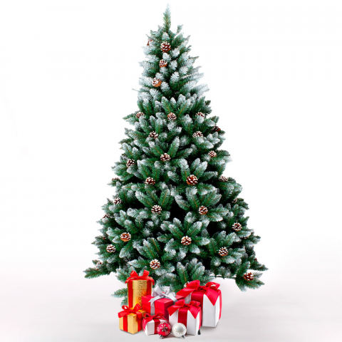 Artificial extra thick realistic Christmas tree 240cm with snow Oulu Promotion