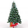 Artificial extra thick realistic Christmas tree 240cm with snow Oulu Promotion