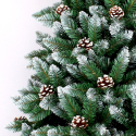 Artificial Christmas tree green 210cm PVC branches snow decorations Tampere Discounts