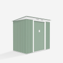 Green galvanized steel house resistant sliding doors garden box Alps NATURE 201x121x176cm Choice Of