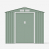 Garden shed box in sheet metal for tools Chalet NATURE 213x127x195cm Catalog