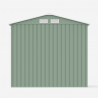 Green galvanized sheet metal shed garden toolbox St.Moritz NATURE 213x191x195cm Choice Of