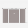 Little house in galvanized gray metal sheet metal box Porto Cervo 261x181x176cm Catalog
