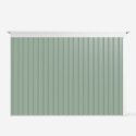 Garden shed galvanized sheet metal green toolbox Tyrol NATURE 257X142x184cm Choice Of