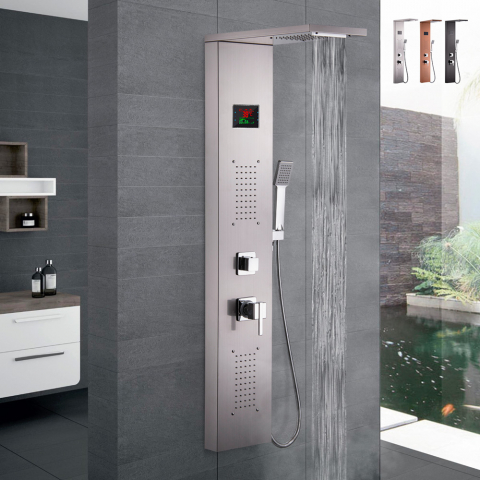 Shower column panel mixer waterfall hand shower Rapolano Promotion