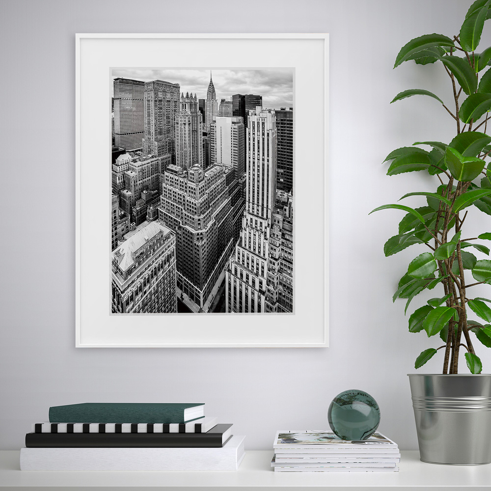 Painting Photography Print Urban Landscape Black And White 40x50cm Variety Grad