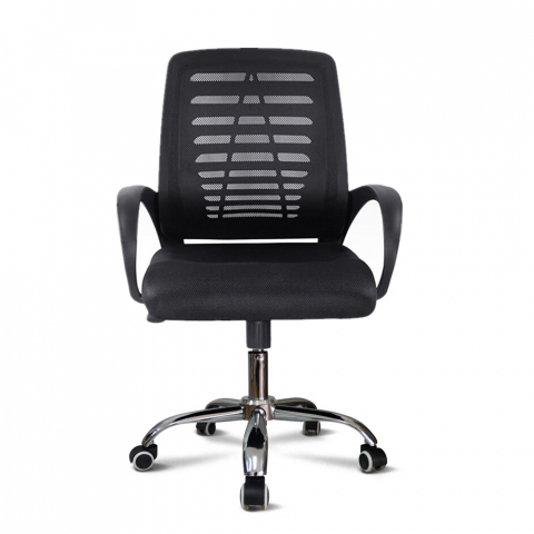 Ergonomic swivel office chair upholstered breathable fabric Opus Promotion