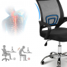 Ergonomic office chair with lumbar support breathable fabric Officium Bulk Discounts
