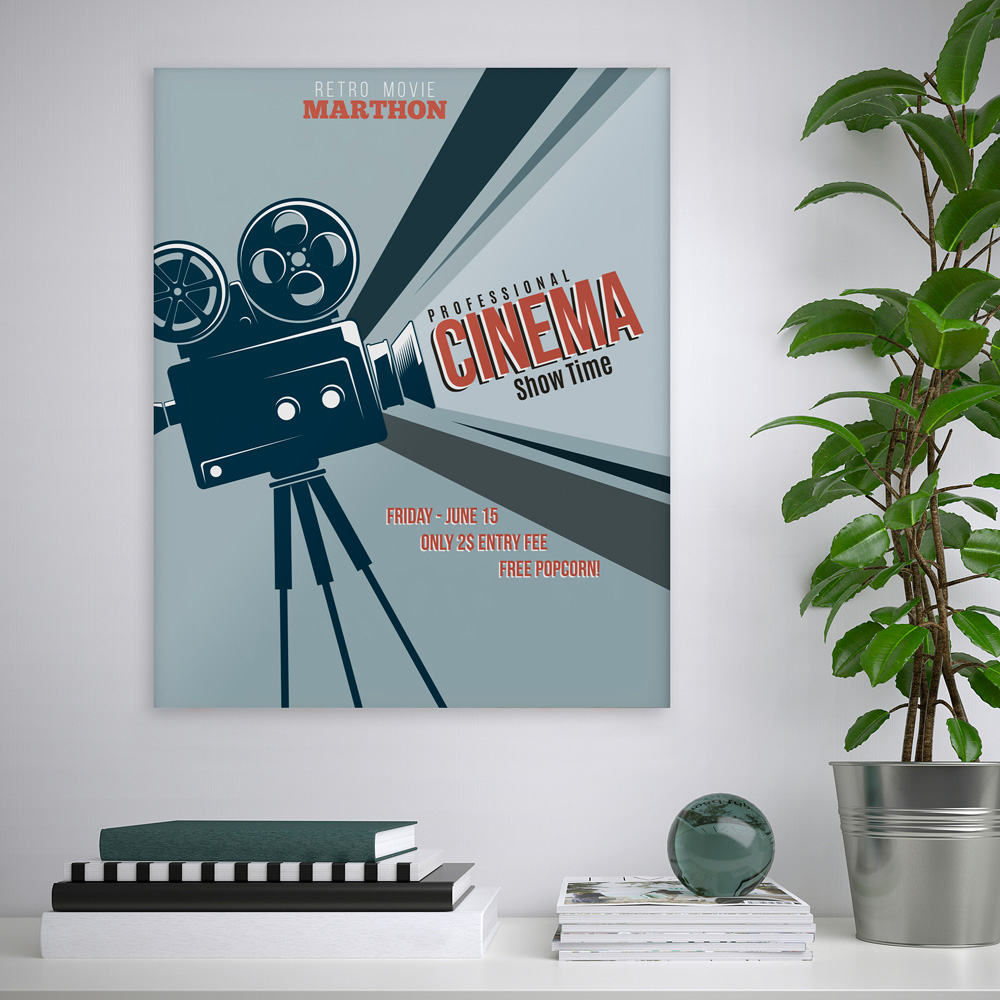 Print Framework Playbill Cinema Poster Frame 40x50cm Variety Mozi