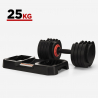 Variable load adjustable weight dumbbell fitness gym 25 kg Oonda Offers
