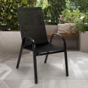 Outdoor textilene chair for garden terrace bar restaurant modern design Spritz On Sale