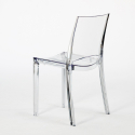 Stackable B-Side Grand Soleil transparent chairs for bar kitchens and restaurants Sale