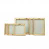 Set of 6 canvas prints canvas kitchen wooden frame Flavours Offers