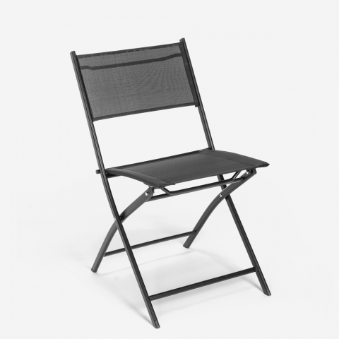 Folding chair for outdoor garden terrace poolside in textilene Hugo Promotion
