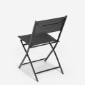 Folding chair for outdoor garden terrace poolside in textilene Hugo Offers