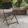 Folding chair for outdoor garden terrace poolside in textilene Hugo On Sale