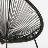 Acapulco style interior and garden chair armchair spaghetti modern design Sunflower Catalog
