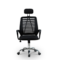 Ergonomic office chair breathable fabric headrest Equilibrium Catalog