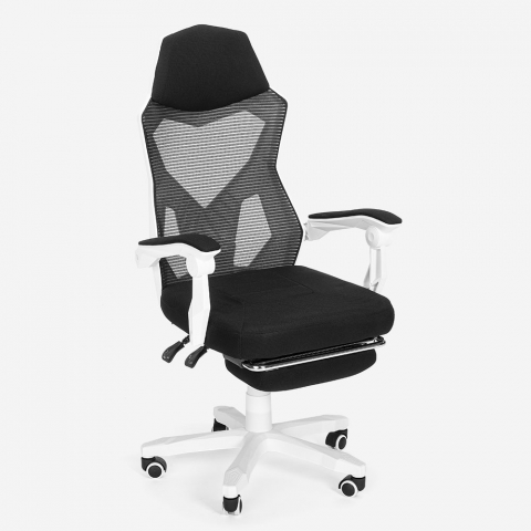 Futuristic design gaming chair ergonomic breathable footrest Gordian Plus Promotion