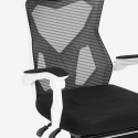 Futuristic design gaming chair ergonomic breathable footrest Gordian Plus Measures