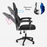 Ergonomic gaming chair breathable futuristic design Gordian Dark Bulk Discounts