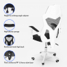Ergonomic gaming chair breathable futuristic design Gordian Discounts