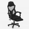 Gaming chair futuristic design ergonomic breathable footrest Gordian Plus Dark Catalog