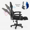 Gaming chair futuristic design ergonomic breathable footrest Gordian Plus Dark Bulk Discounts