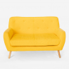 2 seater fabric sofa modern design Scandinavian style Irvine Offers
