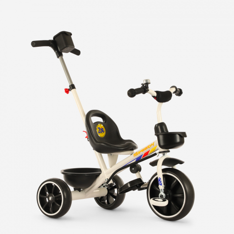 Children's tricycle with push handle basket Speedy Promotion
