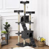 Tree scratching post for cats, with caves, sisal-covered posts and mice 170 cm Toyger Sale