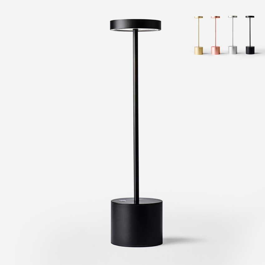 Wireless LED table lamp modern design home restaurant Gunther Promotion