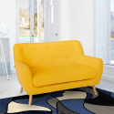 2 seater fabric sofa modern design Scandinavian style Irvine On Sale